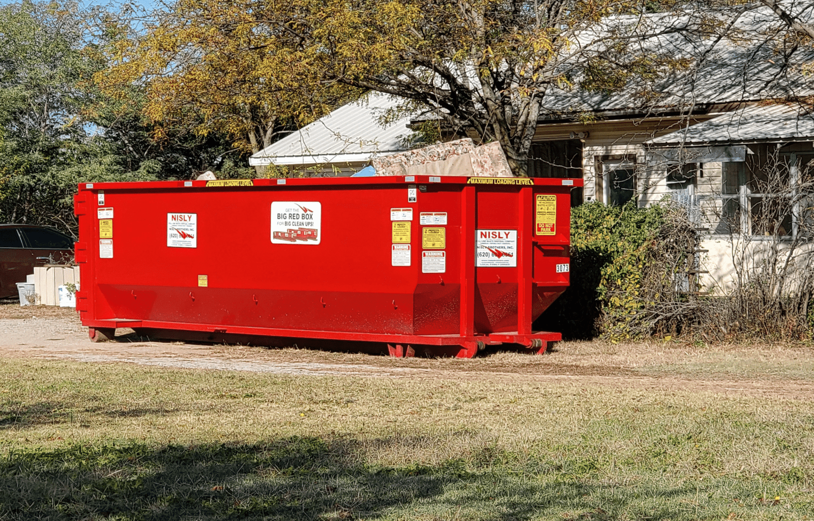 dumpster rental vance county