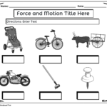 Force and motion worksheet